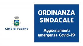 ordinanza sindacale covid