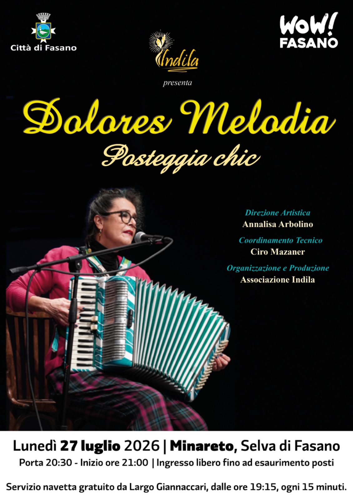 Spettacolo musicale �POSTEGGIA CHIC�
