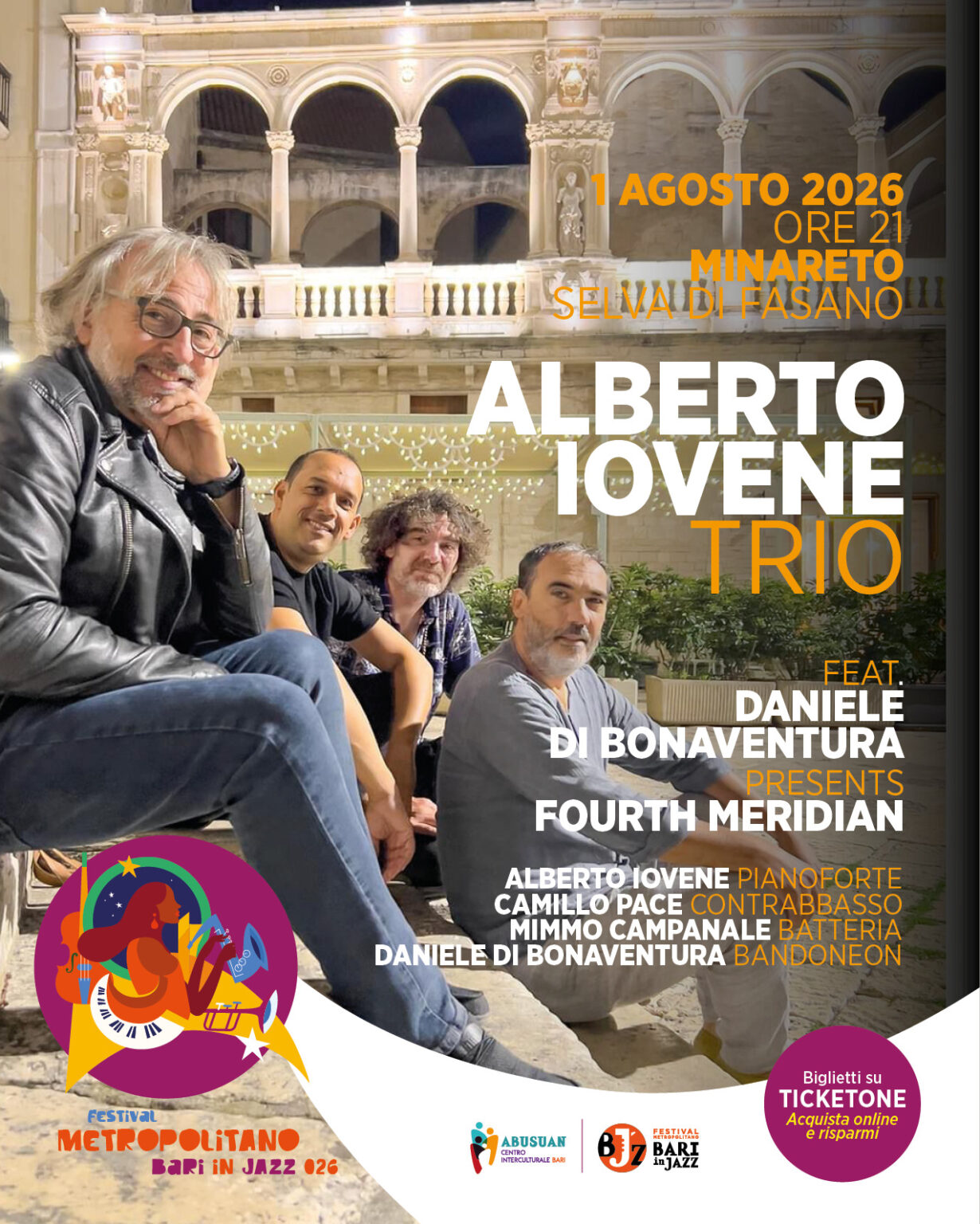 ALBERTO IOVENE QUARTET | Festival Metropolitano Bari in Jazz