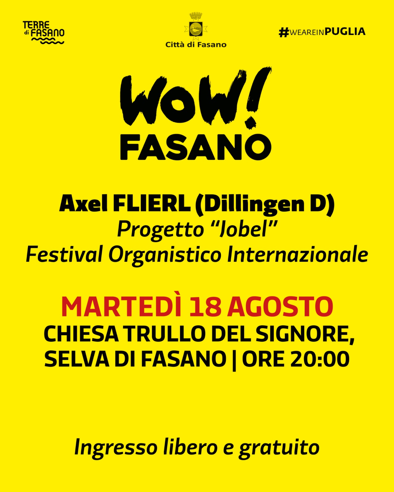 AXEL FLIERL (Dillingen D)��| Progetto �Jobel�, Festival Organistico Internazionale